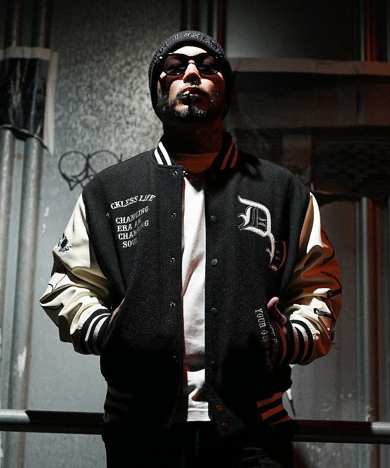 BLACK LETTER】Grim Reaper Stadium Jacket アウター｜【公式】DIVINER