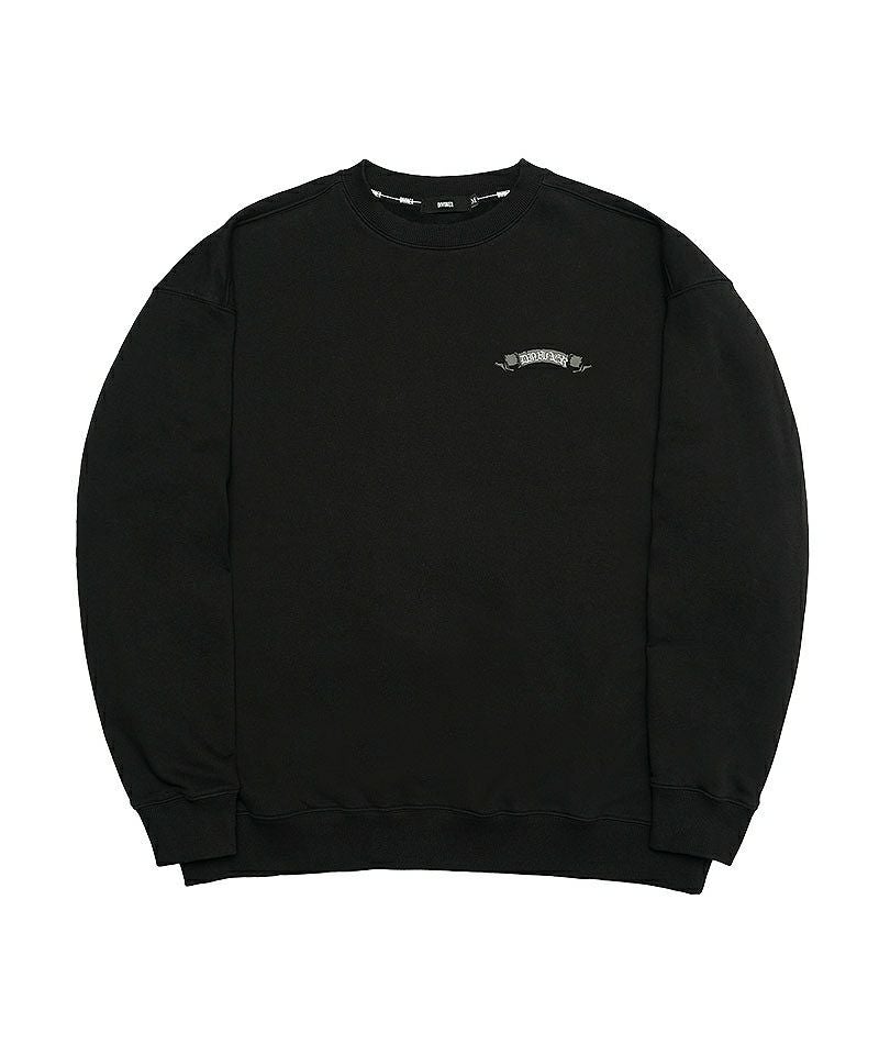 BLACK LETTER】Grim Reaper Sweat Shirt(ブラック/パープル) トップス