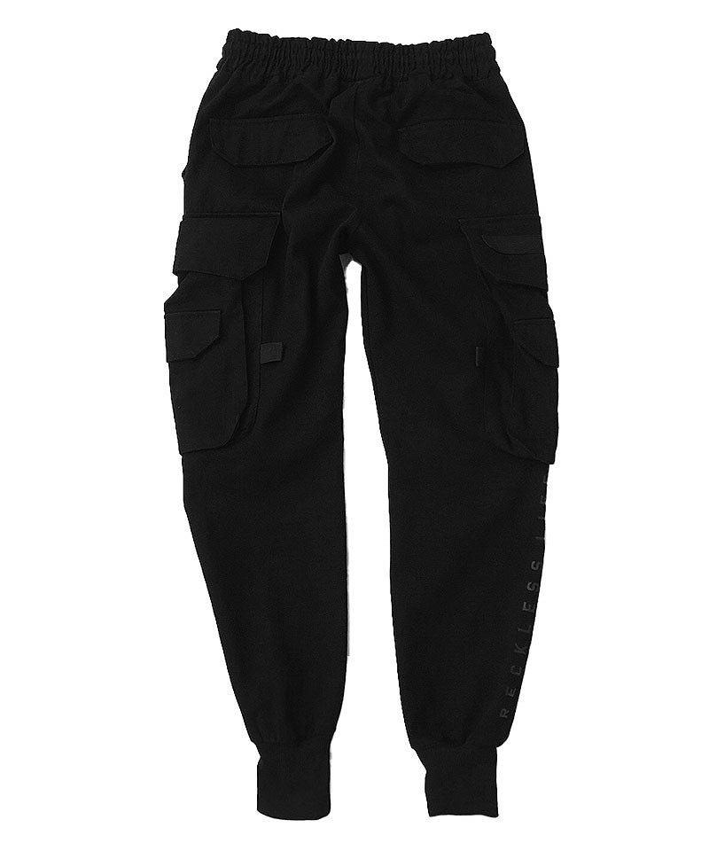 OWN ROOTS】Black Cargo Jogger Pants(ブラック/ブラック) ボトムス