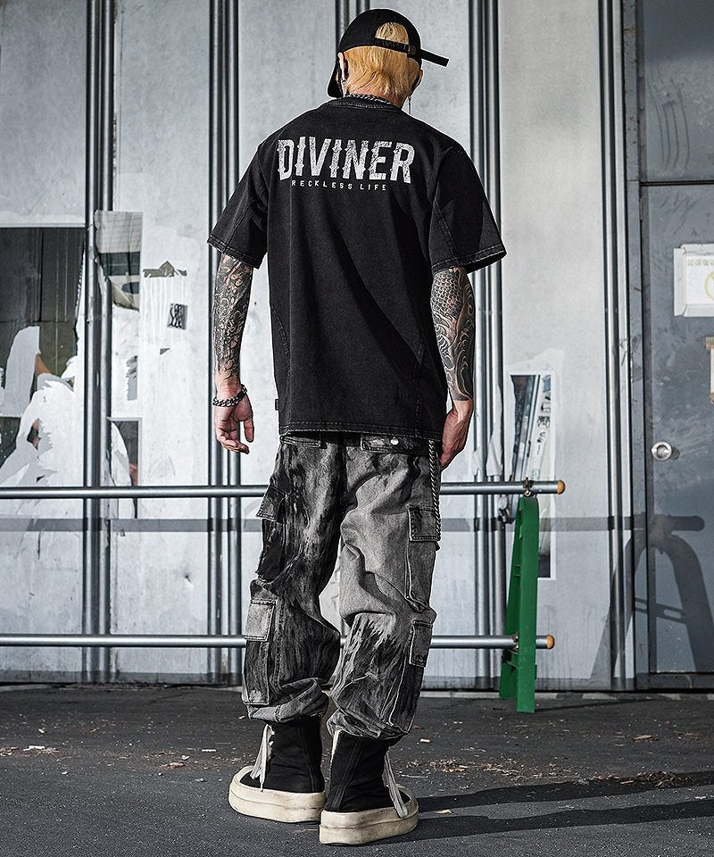 Dirty Switching Logo TEE トップス|【公式】DIVINER(ディバイナー) Dirty Switching Logo TEE トップス|【公式】DIVINER(ディバイナー)