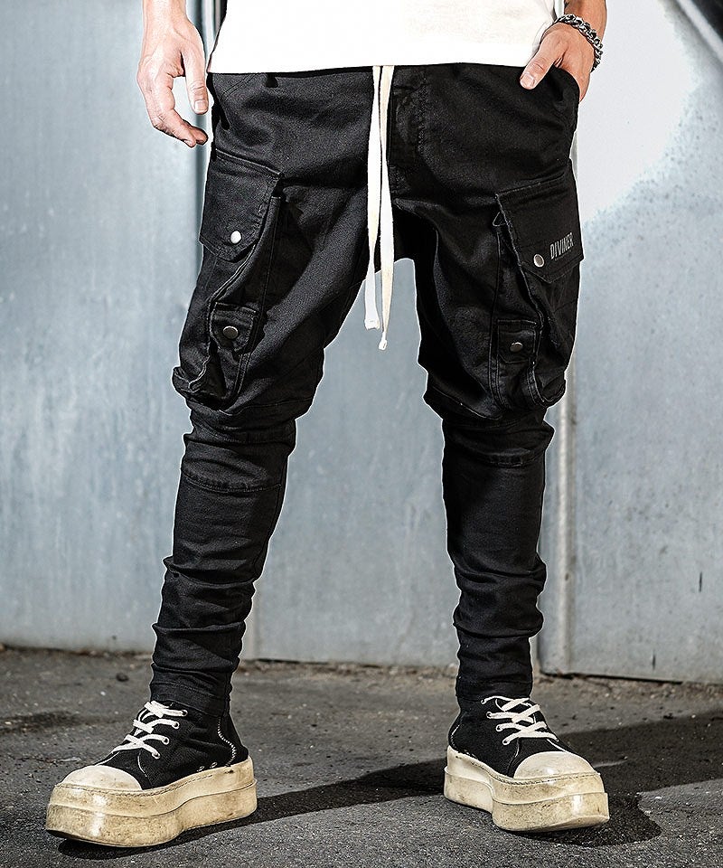 OWN ROOTS】Black Cargo Sarouel Pants ボトムス｜【公式】DIVINER