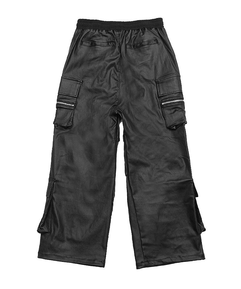 Leather Coated Wide Cargo Pants ボトムス｜【公式】DIVINER
