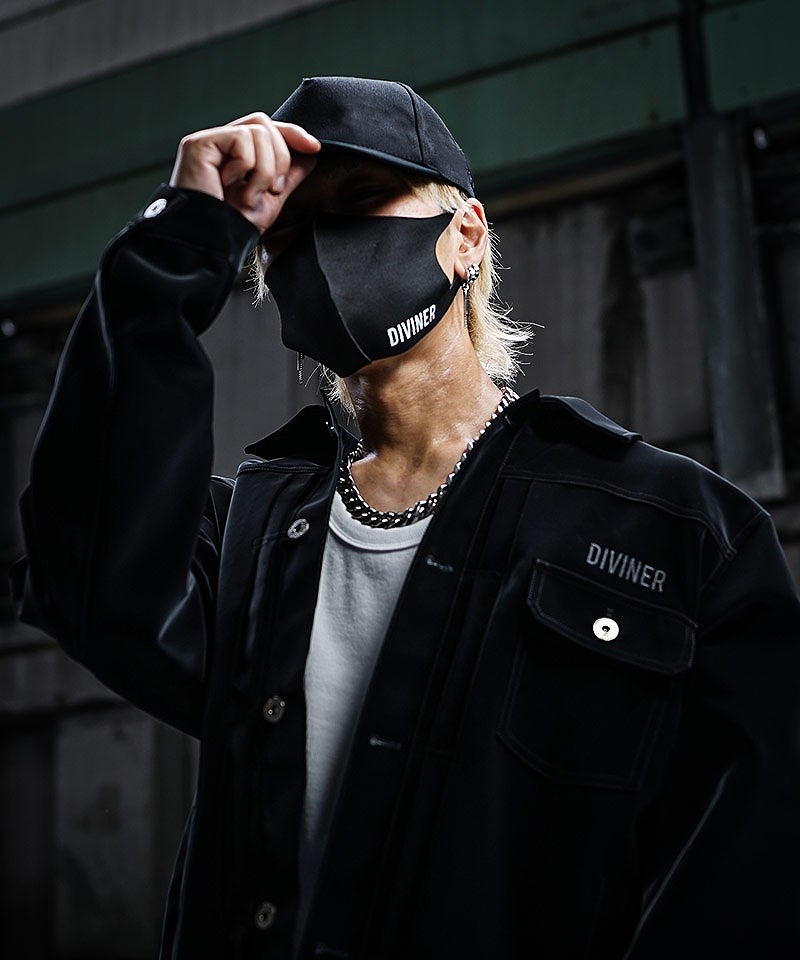 Embroidery Logo Velvet Leather Jacket アウター｜【公式】DIVINER